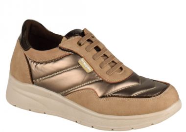 Γυναικεία Ανατομικά παπούτσια | Amarpies | ATL27023 | Μπρονζέ - Amarpies - 